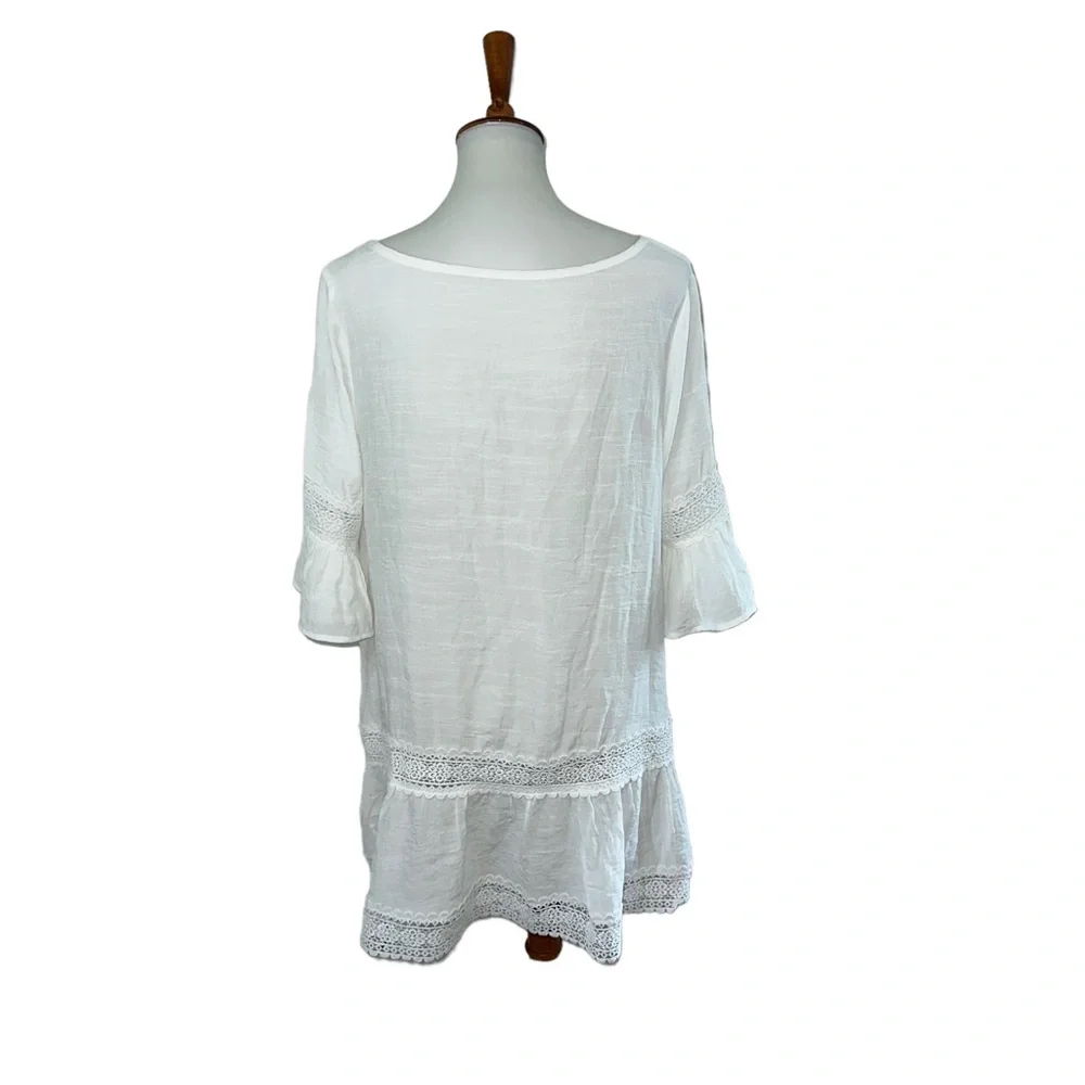 NWT Cupshe Coverup Dress White Size Medium